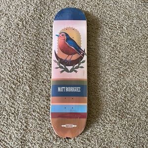 Stereo Skateboards Matt Rodriguez Artist Series “Bird” Deck size 8.25